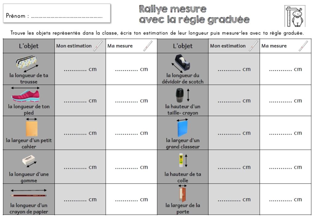 Rallyes Mesures Et Autres Ateliers Pour S’approprier Les Unités