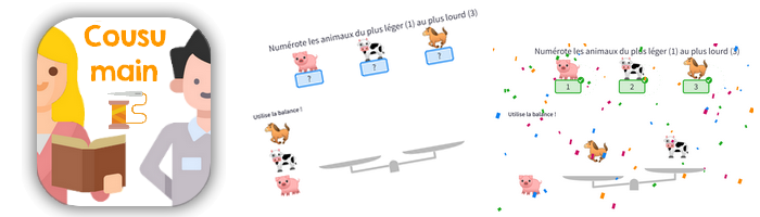 Cycle 2 – Activité interactive pour comparer des masses (Mathigon ...